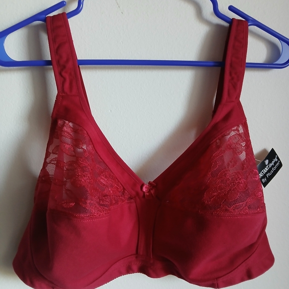 Plusform Instant Shaping Red Bra Size 50B New - Picture 2 of 12